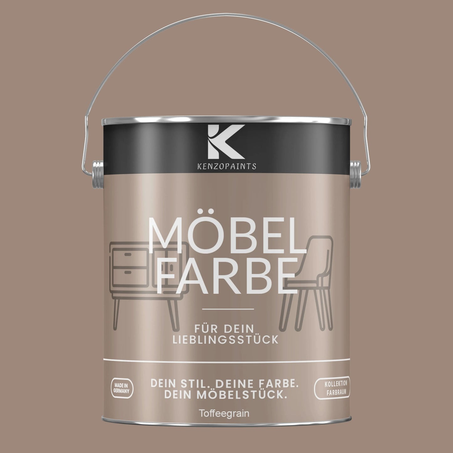 Kenzopaints Möbelfarbe - Toffeegrain Kenzopaints