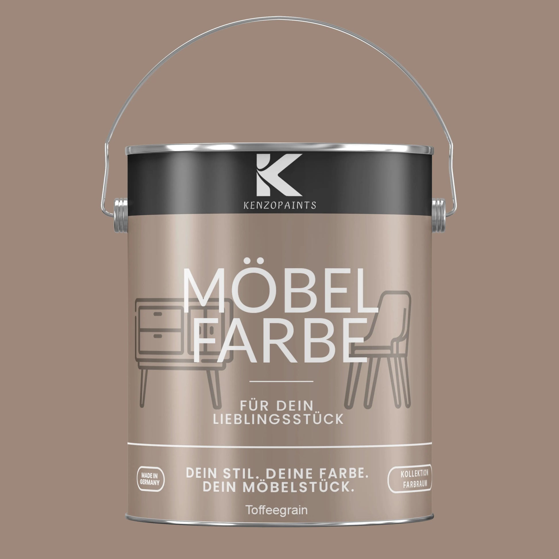 Kenzopaints Möbelfarbe - Toffeegrain Kenzopaints