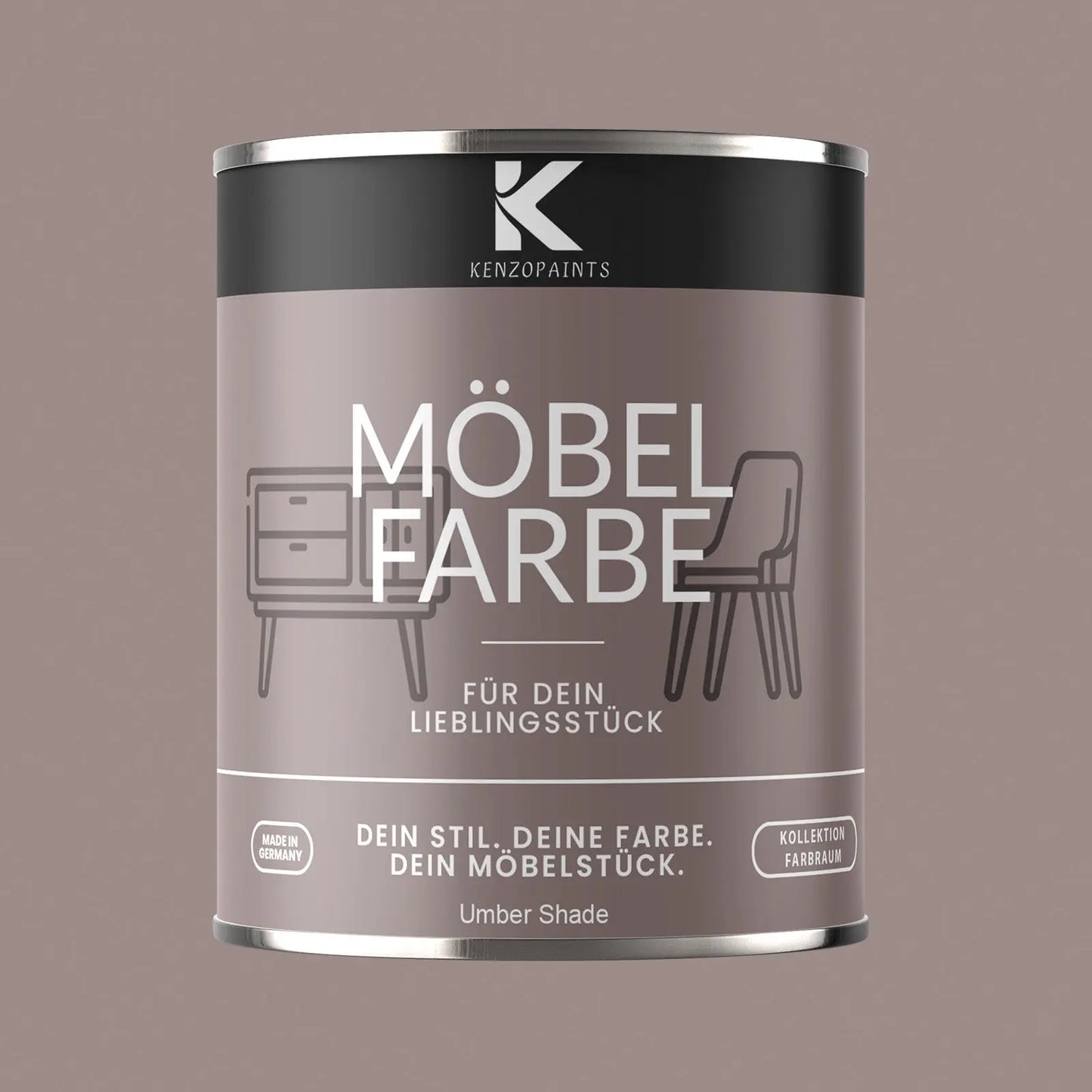 Kenzopaints Möbelfarbe - Umber Shade Kenzopaints
