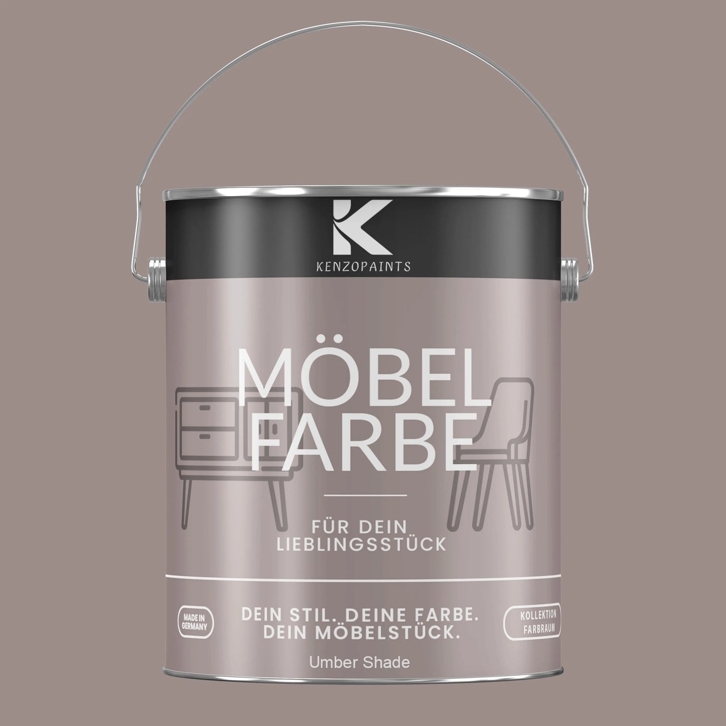 Kenzopaints Möbelfarbe - Umber Shade Kenzopaints