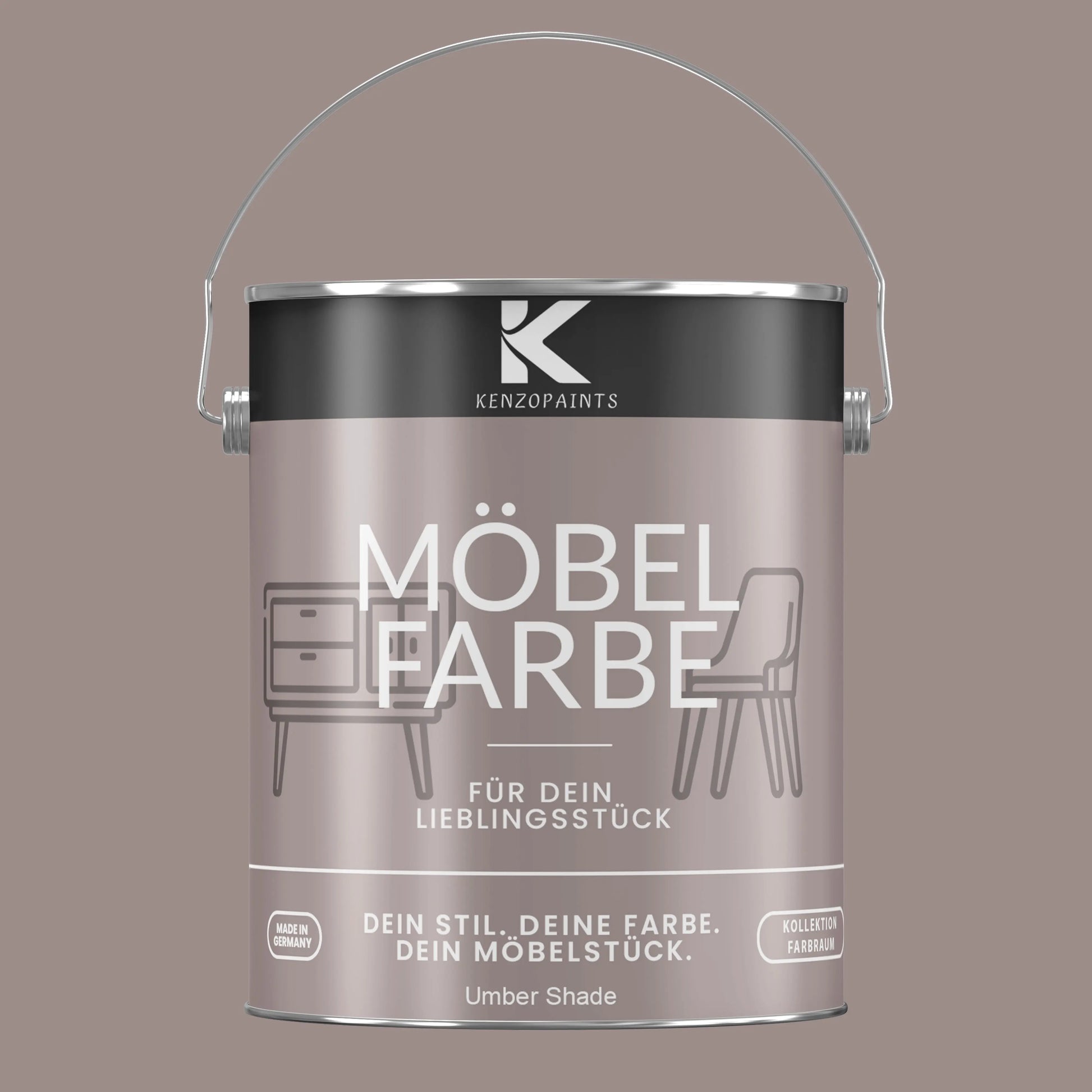 Kenzopaints Möbelfarbe - Umber Shade Kenzopaints