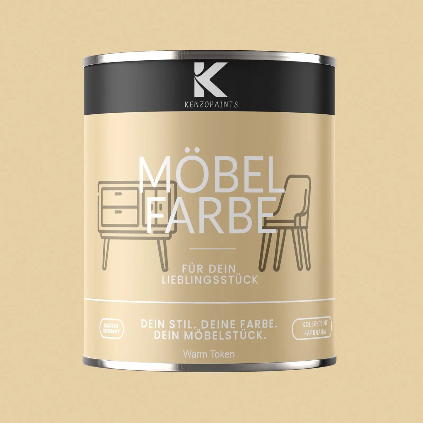 Kenzopaints Möbelfarbe - Warm Token - Kenzopaints