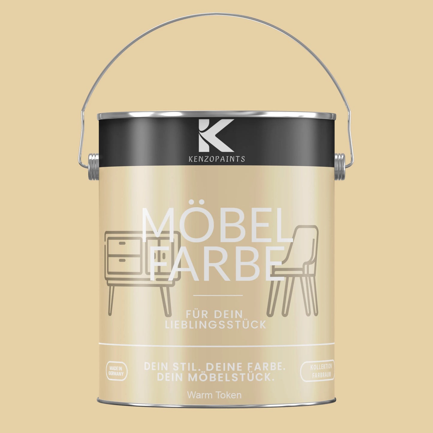 Kenzopaints Möbelfarbe - Warm Token - Kenzopaints