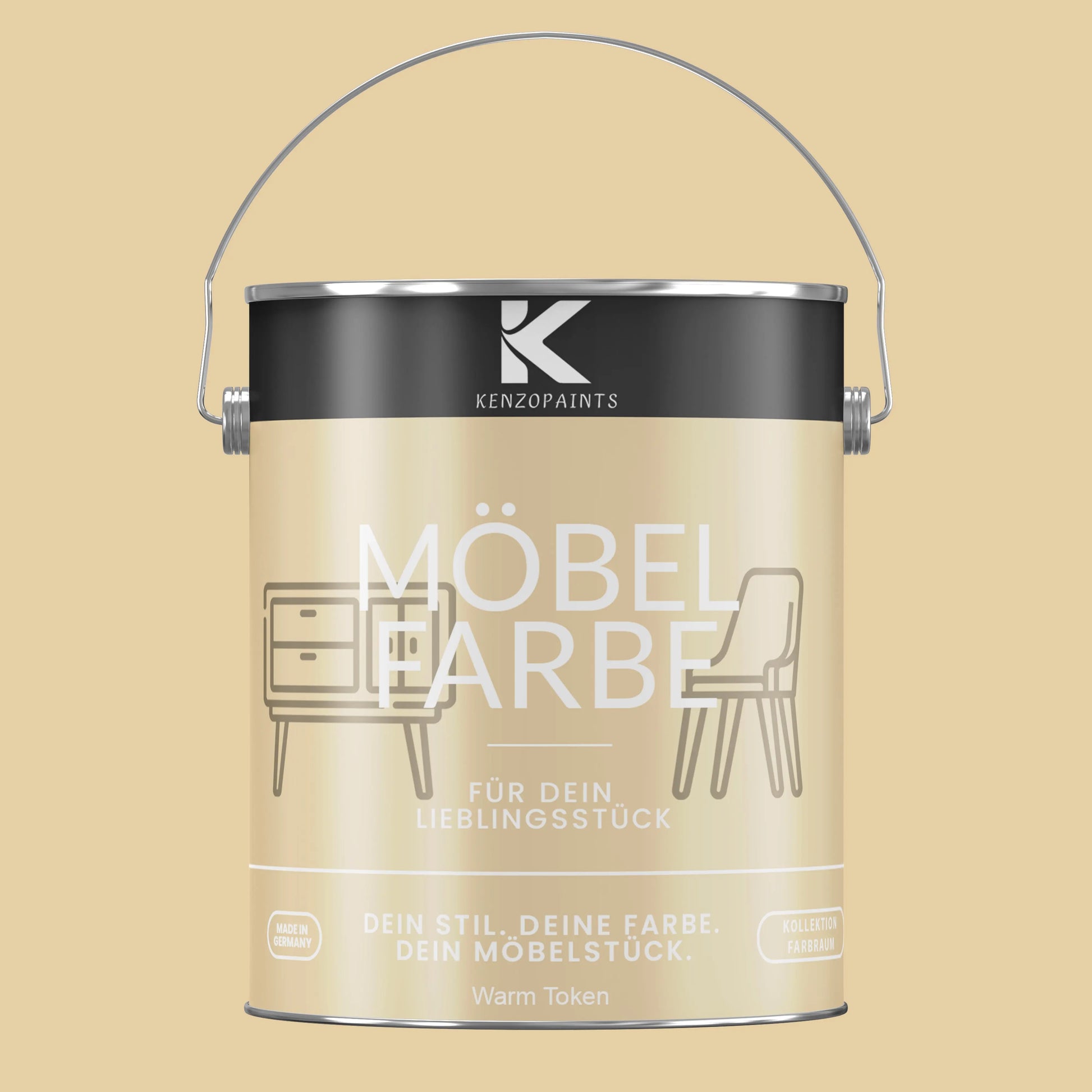 Kenzopaints Möbelfarbe - Warm Token - Kenzopaints