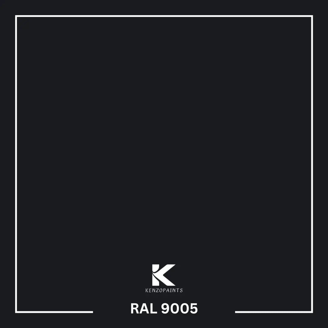 Kenzopaints RAL 9005 Tiefschwarz Spraydose 400ml Matt Kenzopaints