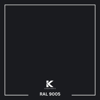 Kenzopaints RAL 9005 Tiefschwarz Spraydose 400ml Matt Kenzopaints