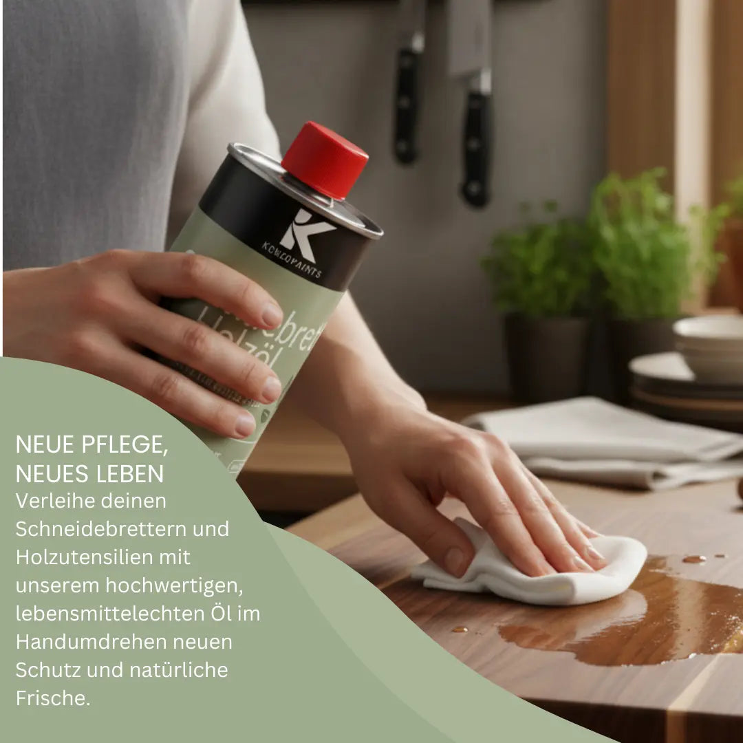 Kenzopaints Schneidebrettöl Holzöl Pflegeöl Lebensmittecht Arbeitsplatten - Kenzopaints