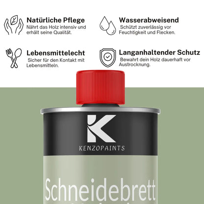 Kenzopaints Schneidebrettöl Holzöl Pflegeöl Lebensmittecht Arbeitsplatten Kenzopaints