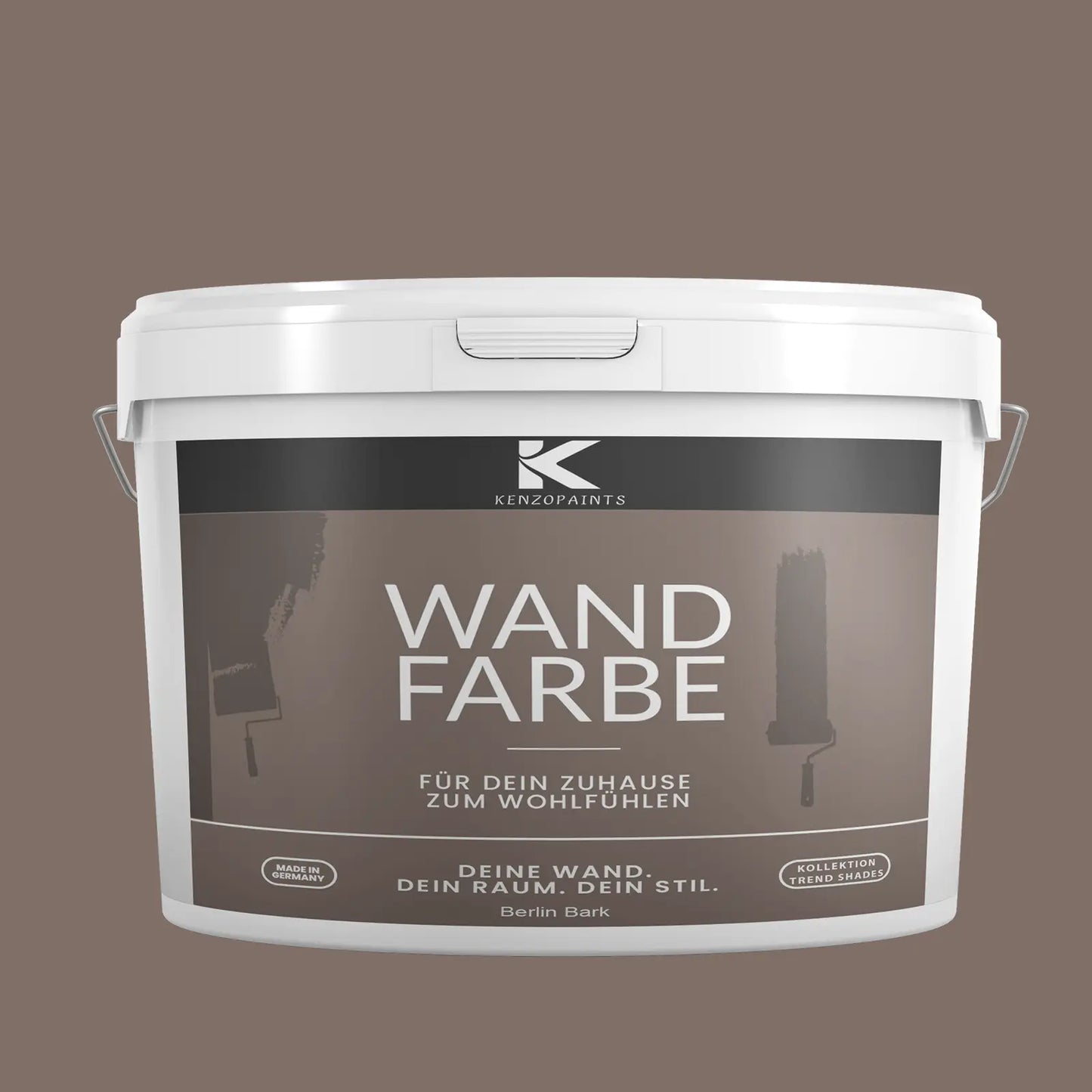 Kenzopaints Wandfarbe Designfarbe - Berlin Bark