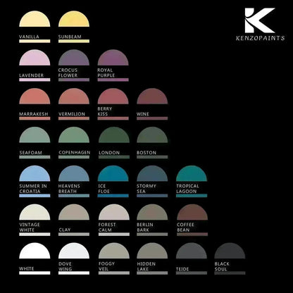 Kenzopaints Wandfarbe Designfarbe - Vanilla