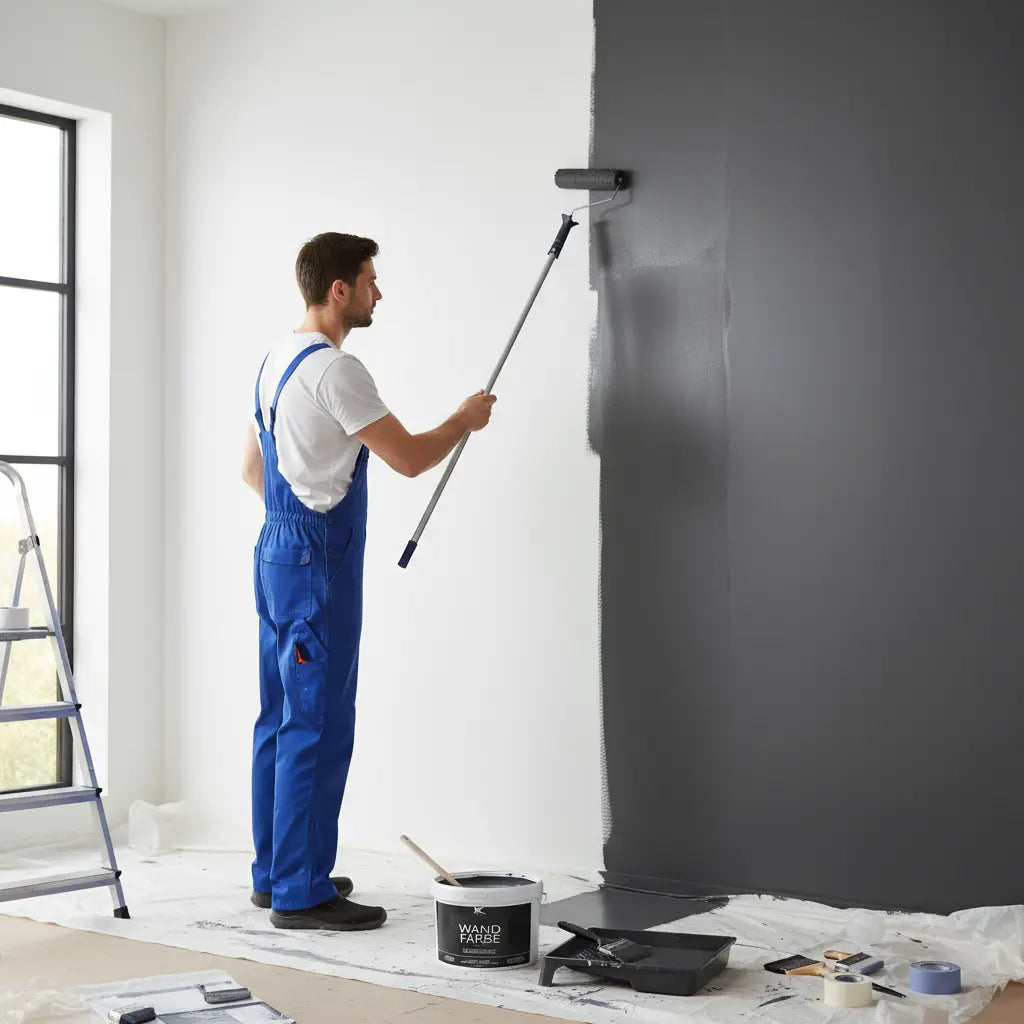 Kenzopaints Wandfarbe Designfarbe - Black Soul