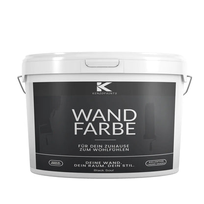 Kenzopaints Wandfarbe Designfarbe - Black Soul