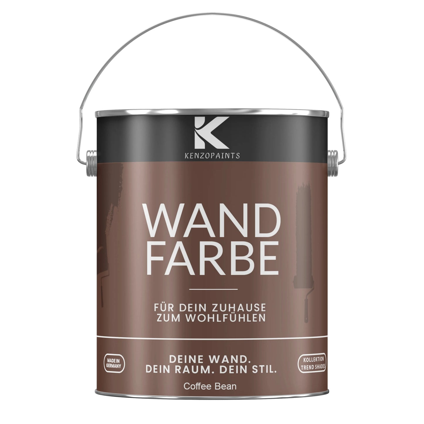 Kenzopaints Wandfarbe Designfarbe - Coffee Bean