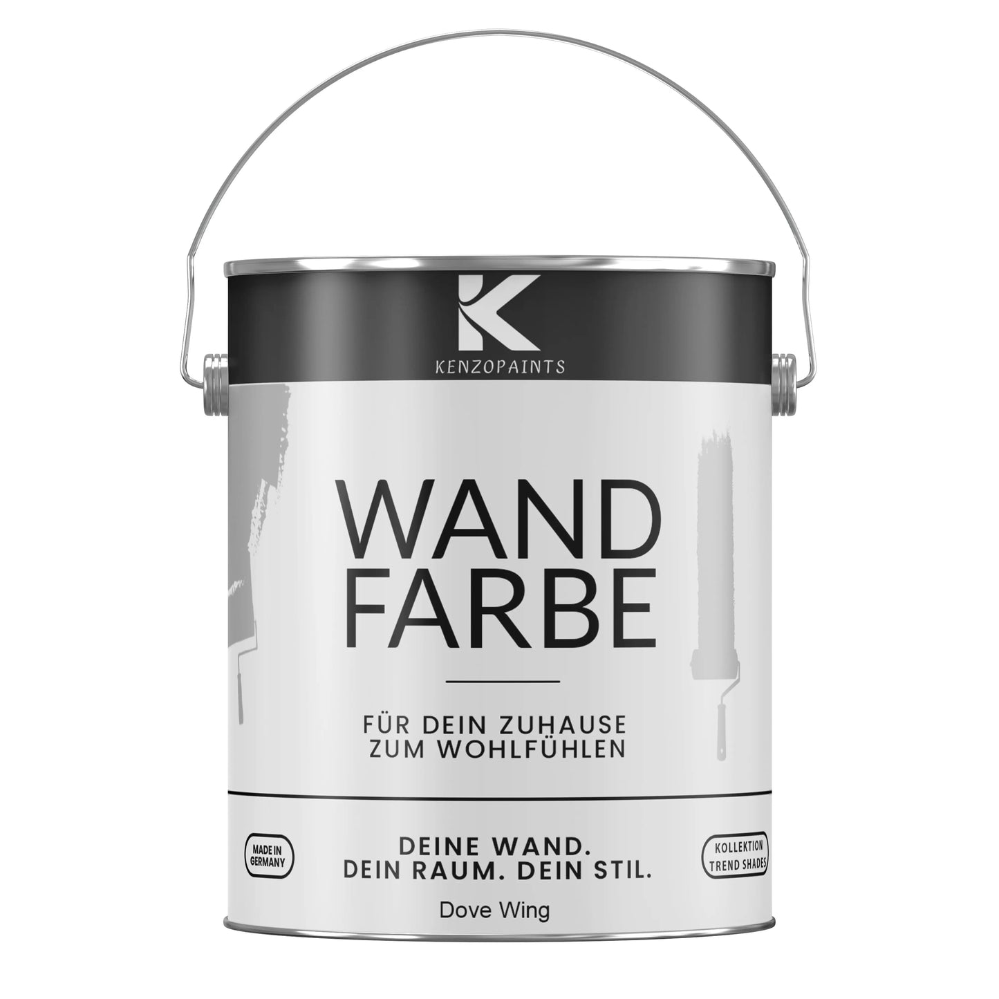 Kenzopaints Wandfarbe Designfarbe - Dove Wing