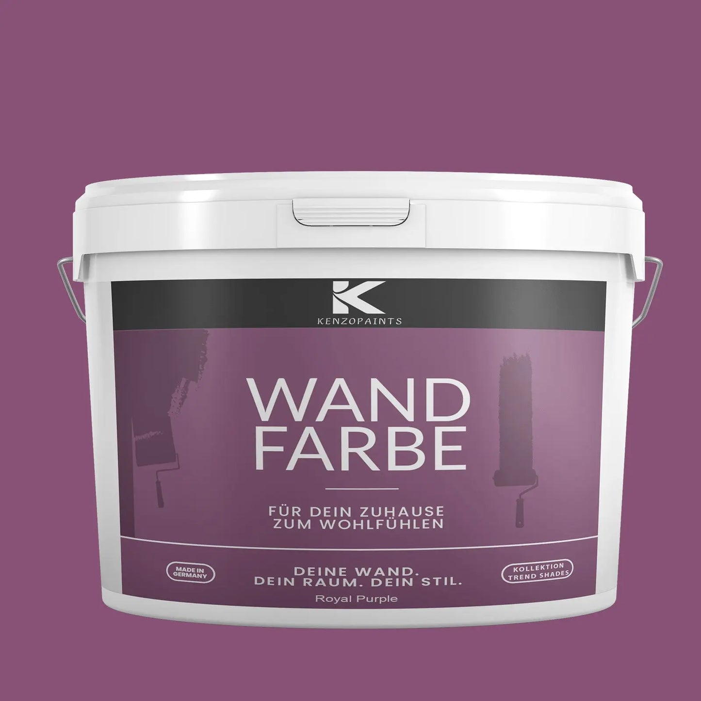 Kenzopaints Wandfarbe Designfarbe - Royal Purple