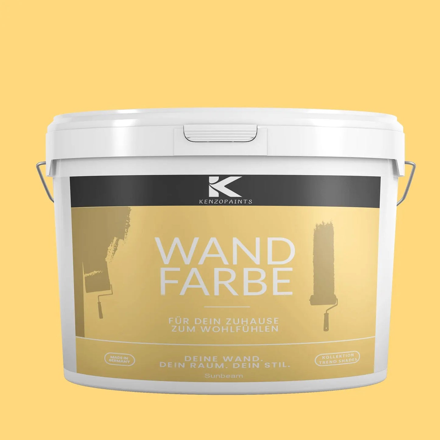 Kenzopaints Wandfarbe Designfarbe - Sunbeam