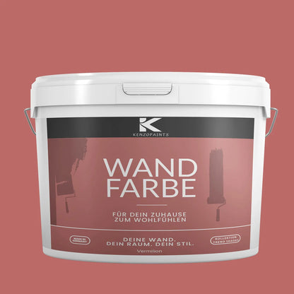Kenzopaints Wandfarbe Designfarbe - Vermilion
