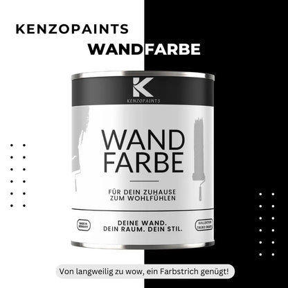 Kenzopaints Wandfarbe Designfarbe - Vermilion