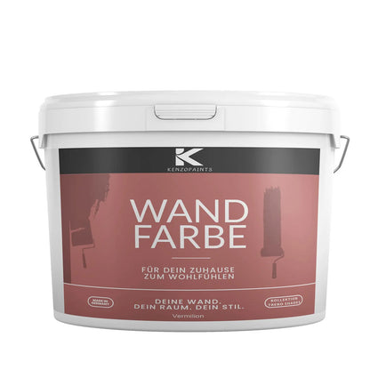 Kenzopaints Wandfarbe Designfarbe - Vermilion