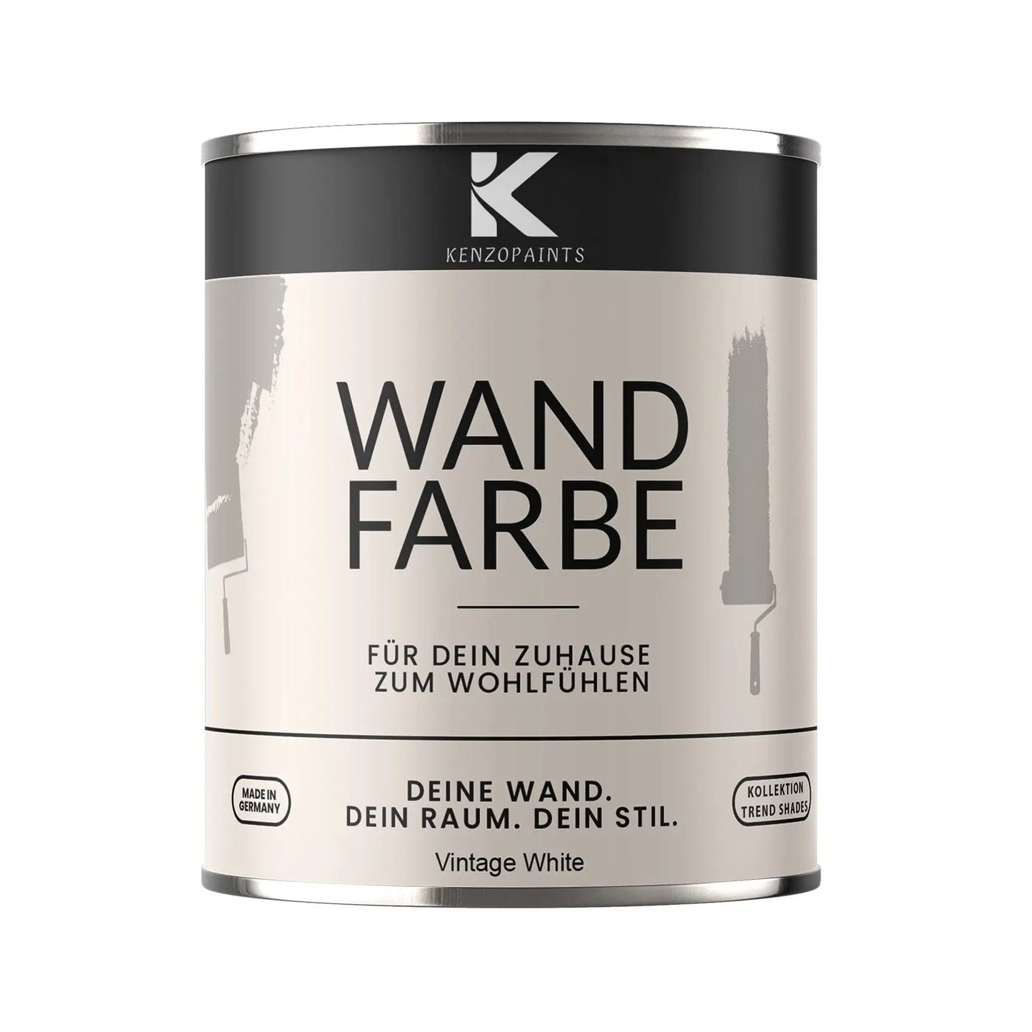 Kenzopaints Wandfarbe Designfarbe - Vintage White