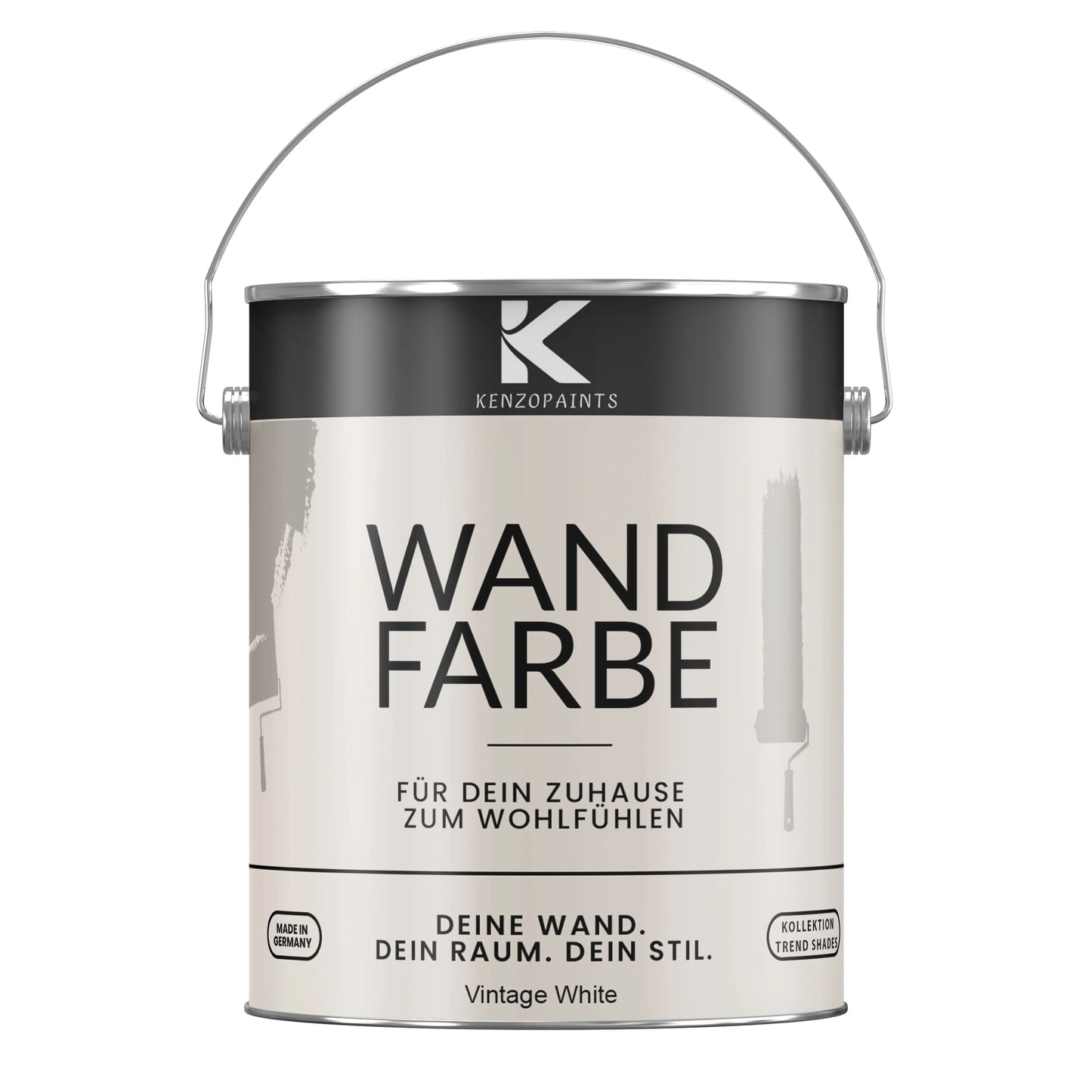 Kenzopaints Wandfarbe Designfarbe - Vintage White