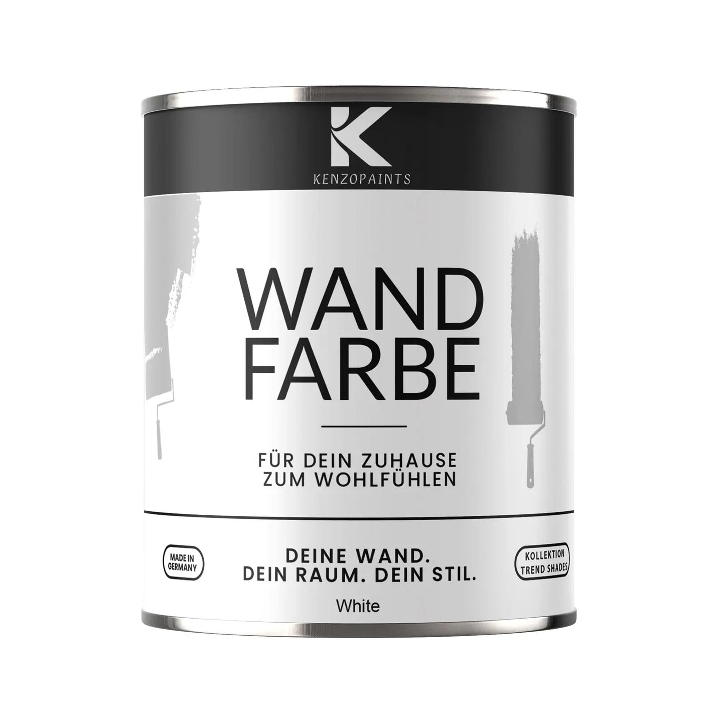 Kenzopaints Wandfarbe Designfarbe - White