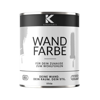 Kenzopaints Wandfarbe Designfarbe - White