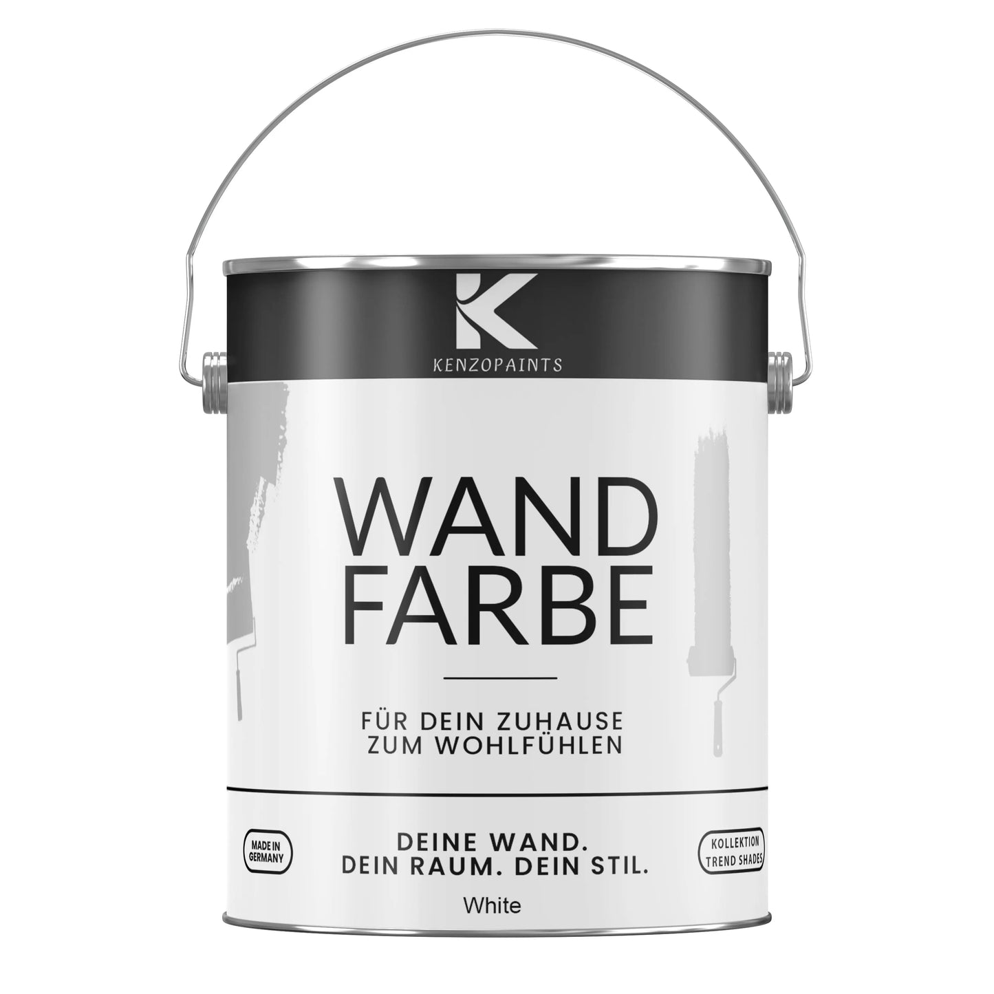 Kenzopaints Wandfarbe Designfarbe - White