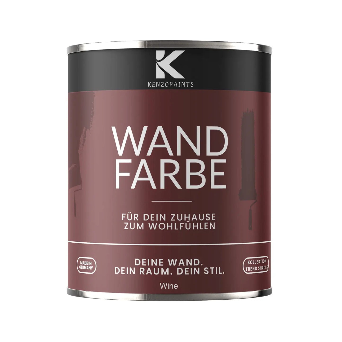 Kenzopaints Wandfarbe Designfarbe - Wine