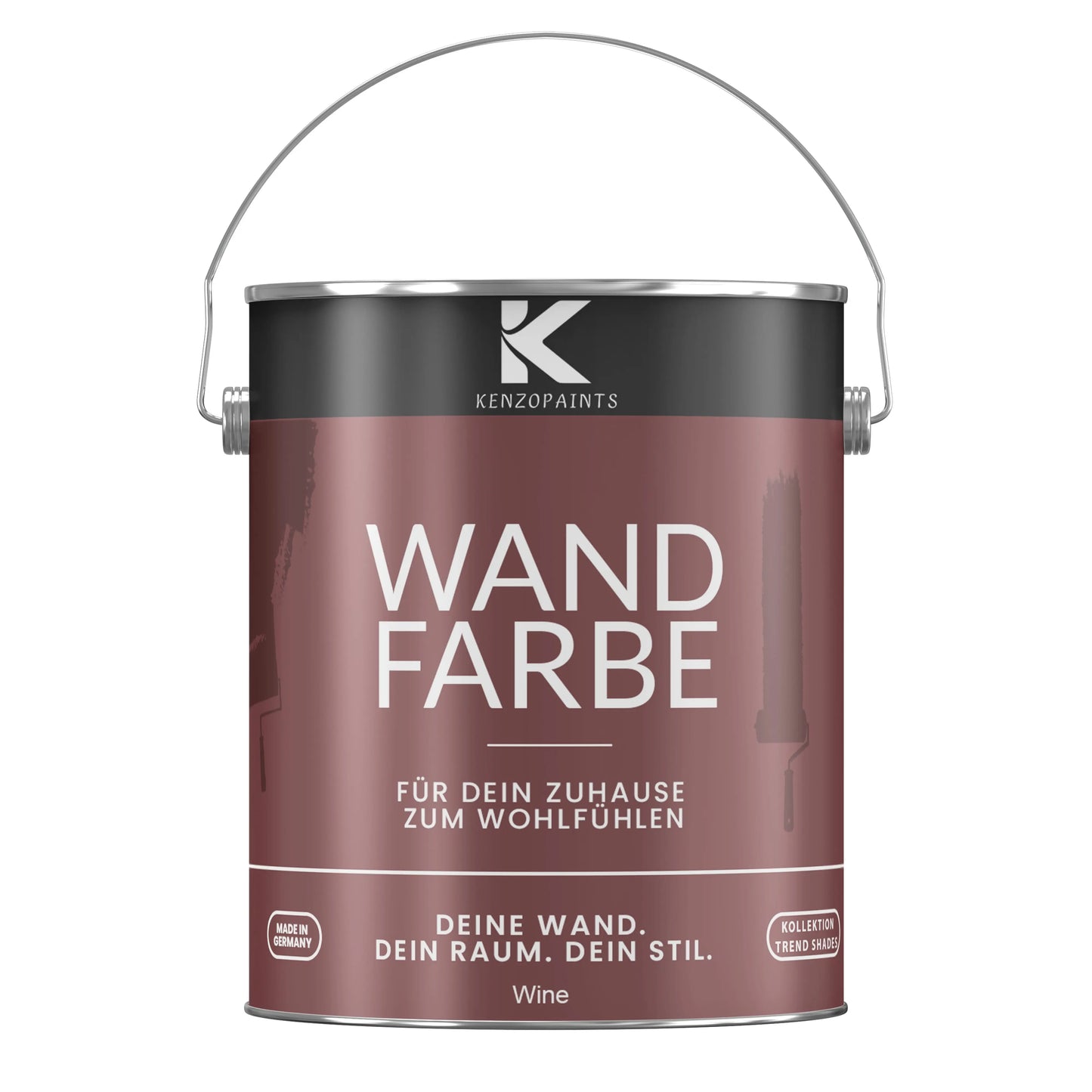 Kenzopaints Wandfarbe Designfarbe - Wine