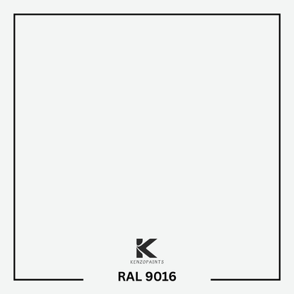 Kenzopaints RAL 9016 Verkehrsweiß Spraydose 400ml Seidenmatt