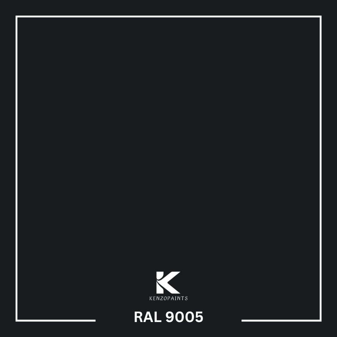 Kenzopaints RAL 9005 Tiefschwarz Spraydose 400ml Matt