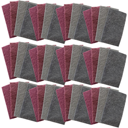 Contura Schleifvlies Set 100x170mm 4 Stück P120-P600 Schleifpads für Metall Holz Stahl Kunststoff
