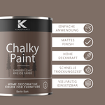 Kenzopaints Chalky Paint - Berlin Bark