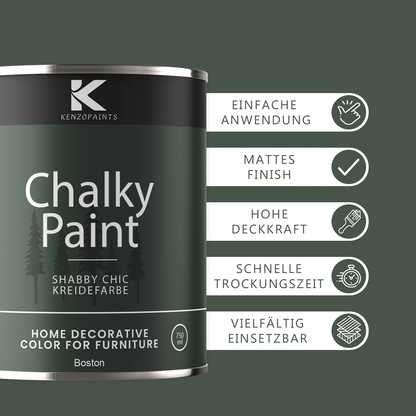 Kenzopaints Chalky Paint - Boston