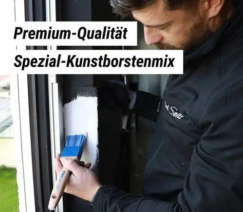 Profi Flachpinsel für Acryl- und Wasserlack Lackierpinsel Lasurpinsel - Kenzopaints