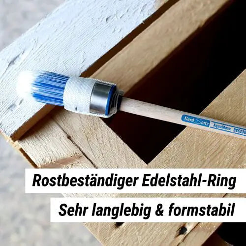Profi Ringpinsel für Acryl- und Wasserlack Lackierpinsel Lasurpinsel - Kenzopaints