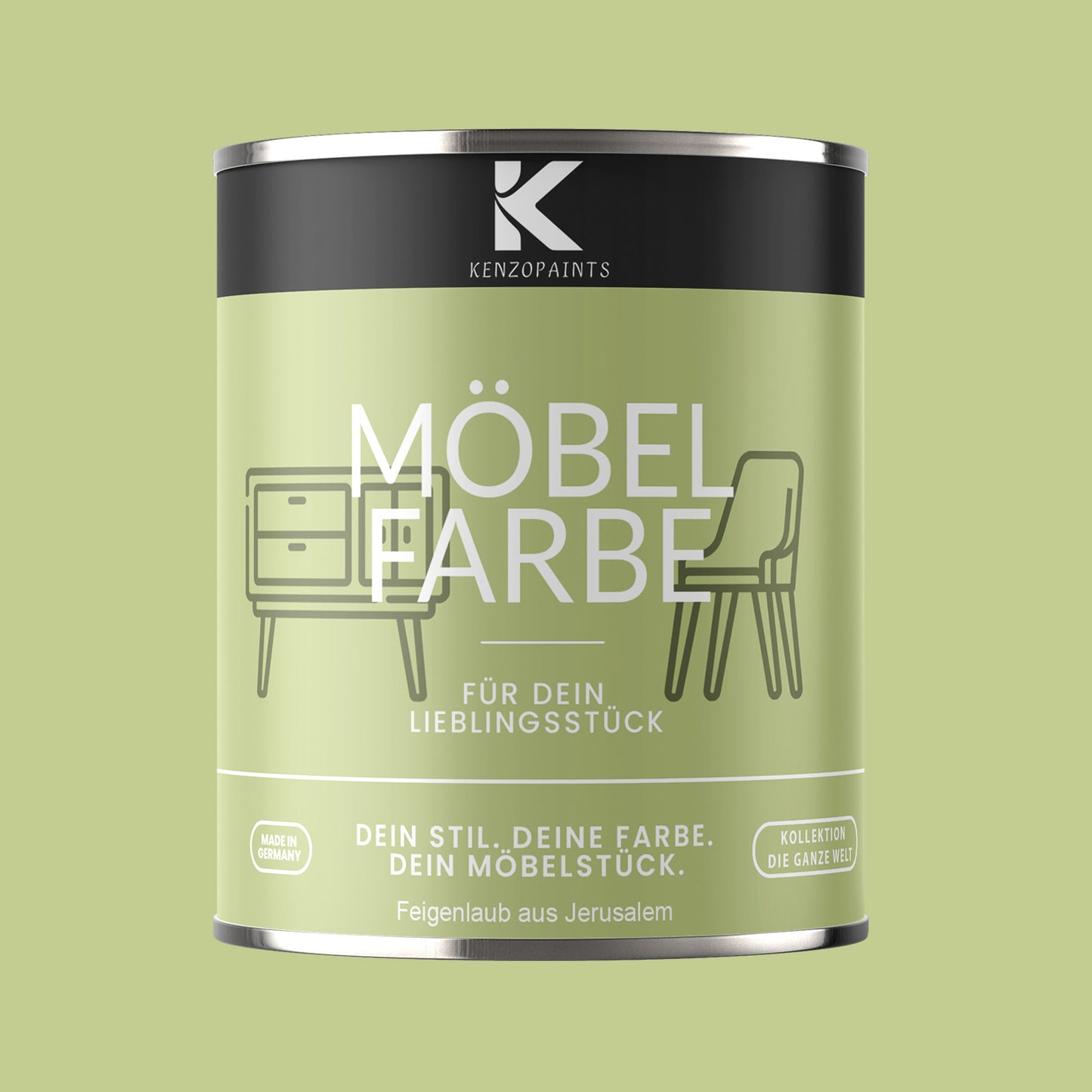 Kenzopaints Möbelfarbe - Feigenlaub aus Jerusalem